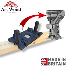 Ryobi RTR18-0 R18TR-0 P601 Center jig base router Mortises Groove Slotting