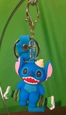 Lilo Stitch 3D PVC Keychain Keyring Backpack Clip Disney NEW 8" Long