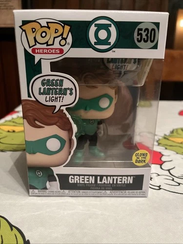 DC Comics Green Lantern Glow-in-the-Dark POP Vinyl Figure #530 Funko New