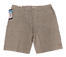 Hang Ten Golf Swim Shorts Hybrid Stretch Light Weight Tan Drawstring 40