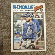 2026 Topps Heritage Carter Jensen Rookie Card #199 ⚾️ Royals RC