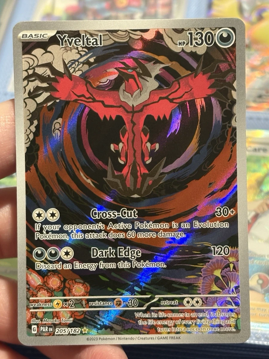 yveltal pokemon card value Amazon.com: Pokemon - Yveltal 205/182 - Paradox Rift - Illustration Rare main image 0