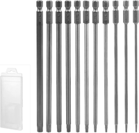 11PCS Torx Bit 150Mm Lang Mit Bewahrungsbox, Lange Torx Bit T6,T7,T8,T9,T10,T15,