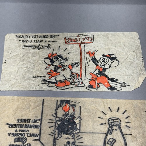 Rare transfert 1938 Walt Disney Silly Symphony Jitterprint Hiawatha chatons souris - Photo 2/7