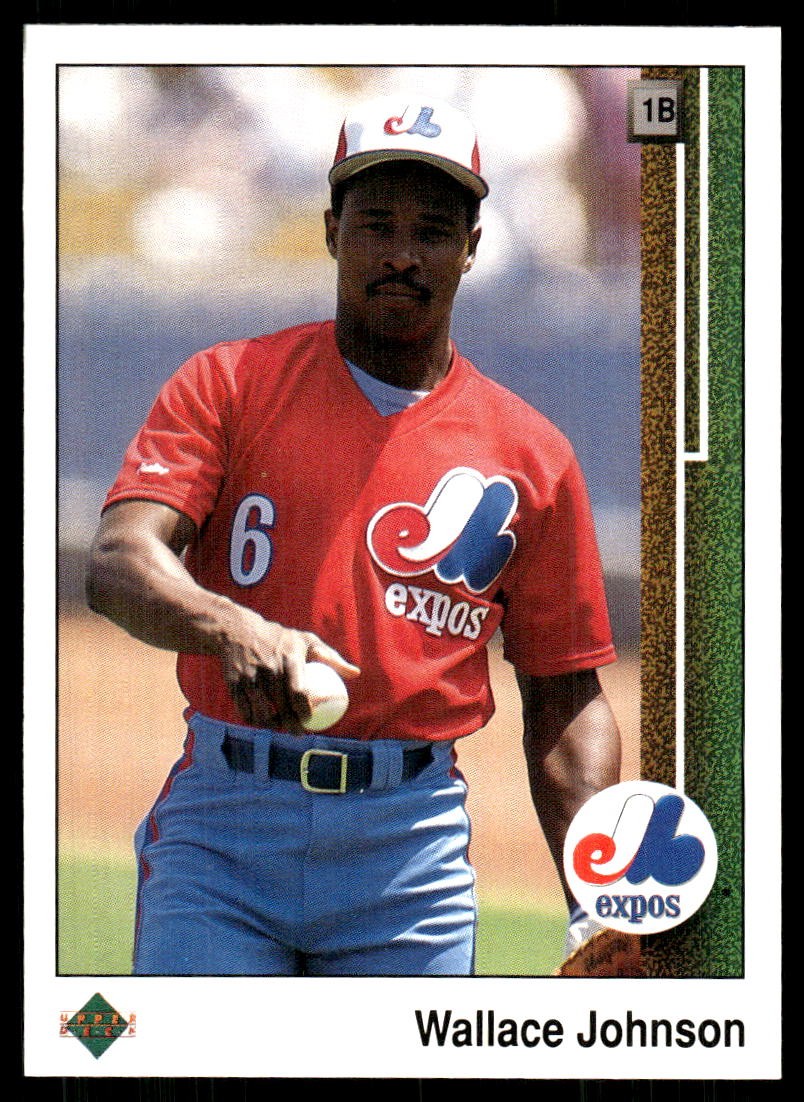 Wallace Johnson 1989 Upper Deck #124 Expos FREE SHIPPING StackedPacks