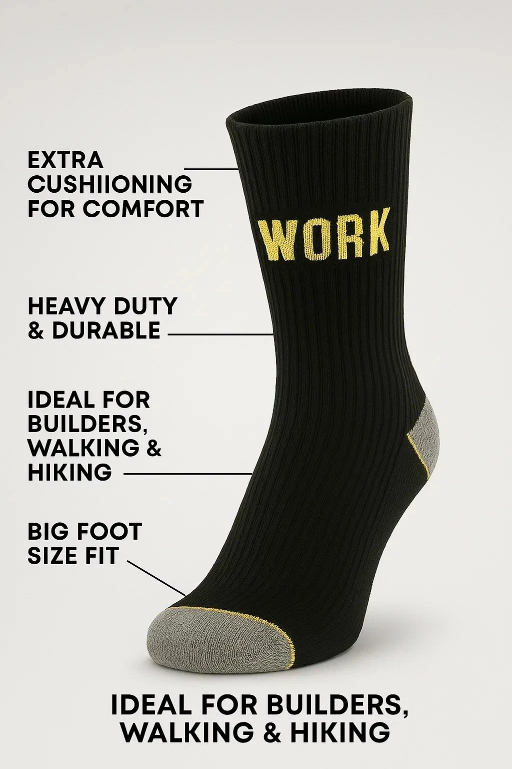 Reinforced Heel and Toe