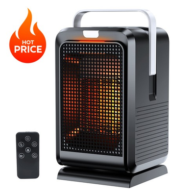 #ad 1000W Portable Indoor Space Heater with Remote 90° oscillation Large Room USA $56.00