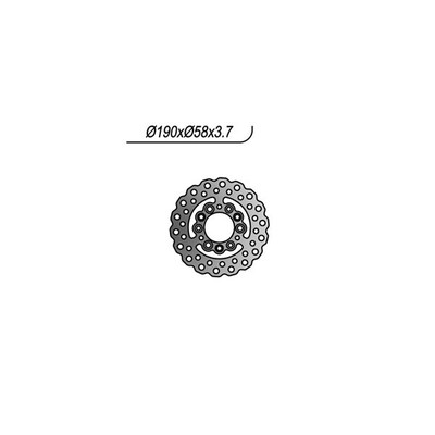 Bremsscheibe Vorne Wave NG 1022X ADLY SS SUPERSONIC 2T 50 2004