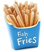 Set 4 Pezzi Amtra Deko Patatine Fritte Fish Fries Decorazione Per Acquari Amtra