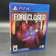 Foreclosed (Sony PlayStation PS4, 2021) Cleaned, Tested