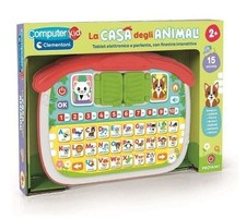 CLEMENTONI COMPUTER KID TABLET ELETTRONICO PARLANTE LA CASA DEGLI ANIMALI 16490