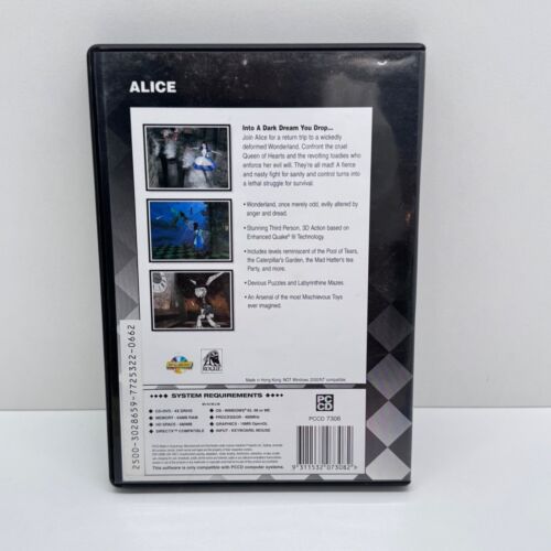 American McGee's Alice PC Game Rare Windows Game with Installation Code Tested - Picture 4 of 6