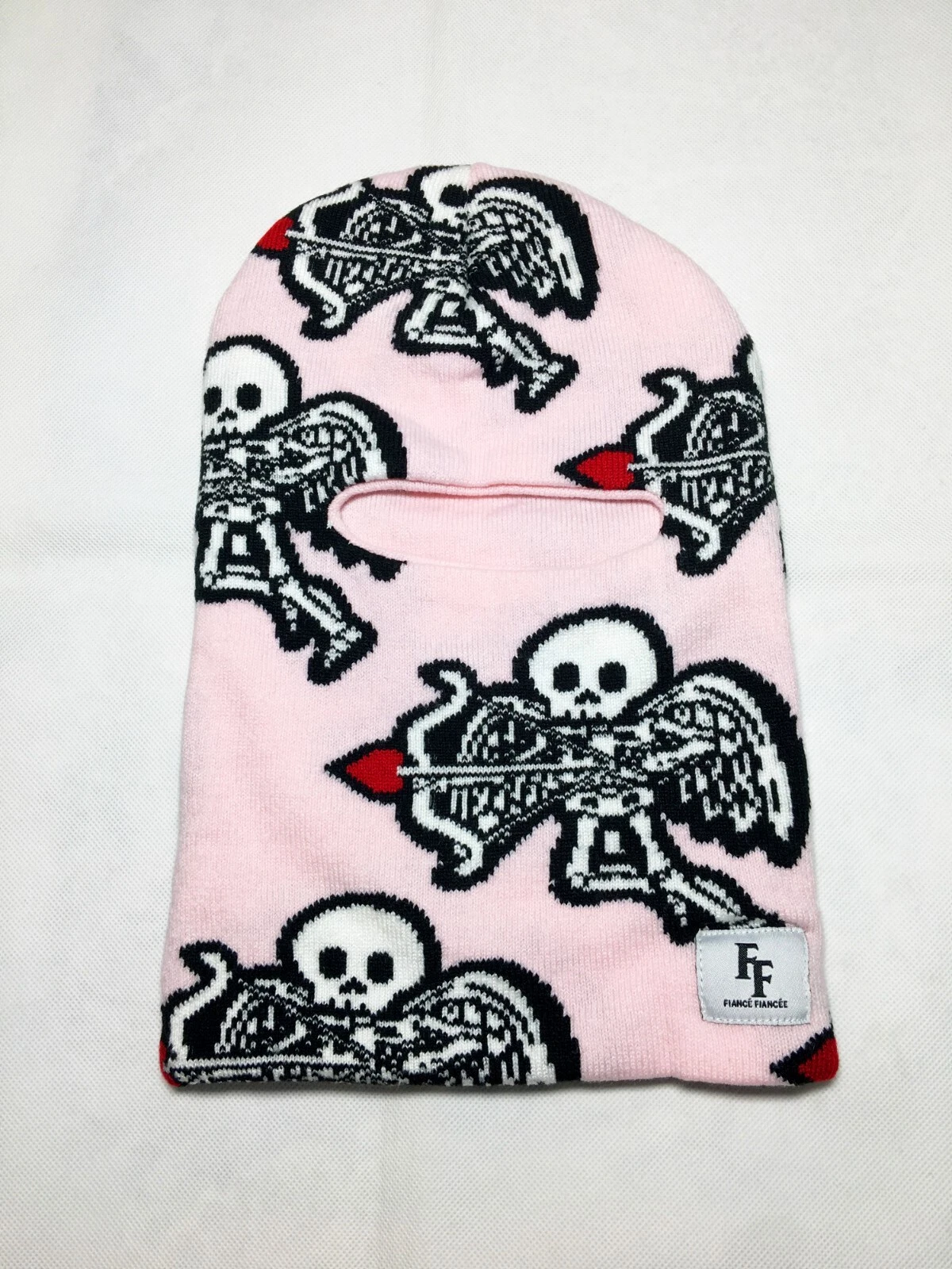 New Fiance Fiancee Cupid Love Graphic Hypebeast Mountain Ski Mask Balaclava Pink