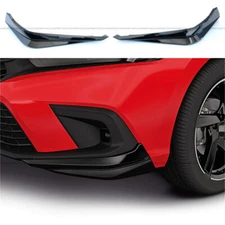 For 22-24 Honda Civic HPD Style Front Bumper Lip Splitter Apron Lip Glossy Black
