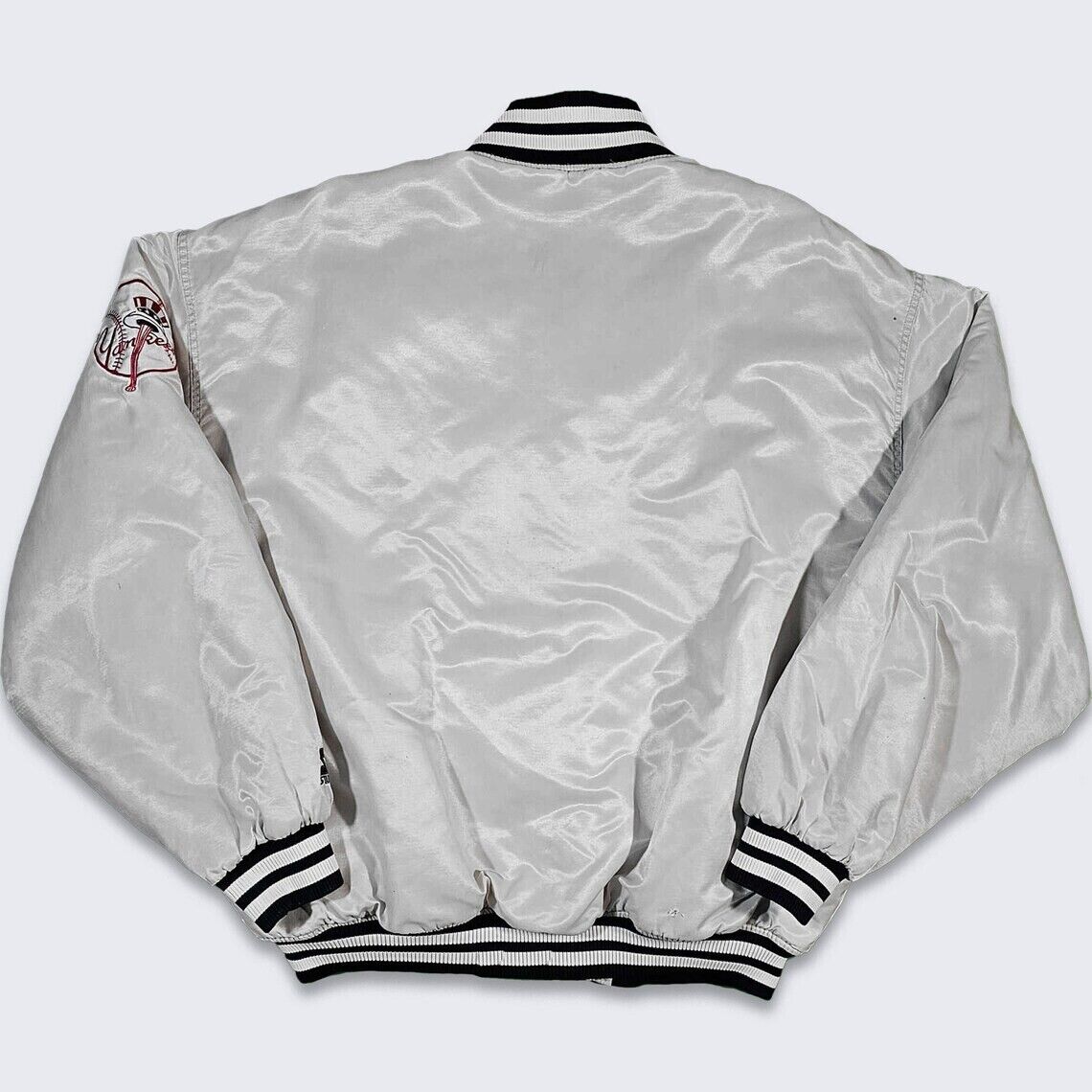 New York Yankees Vintage 90s Starter Satin Bomber Jacket New York Yankees Vintage 90s Starter Satin Bomber Jacket
