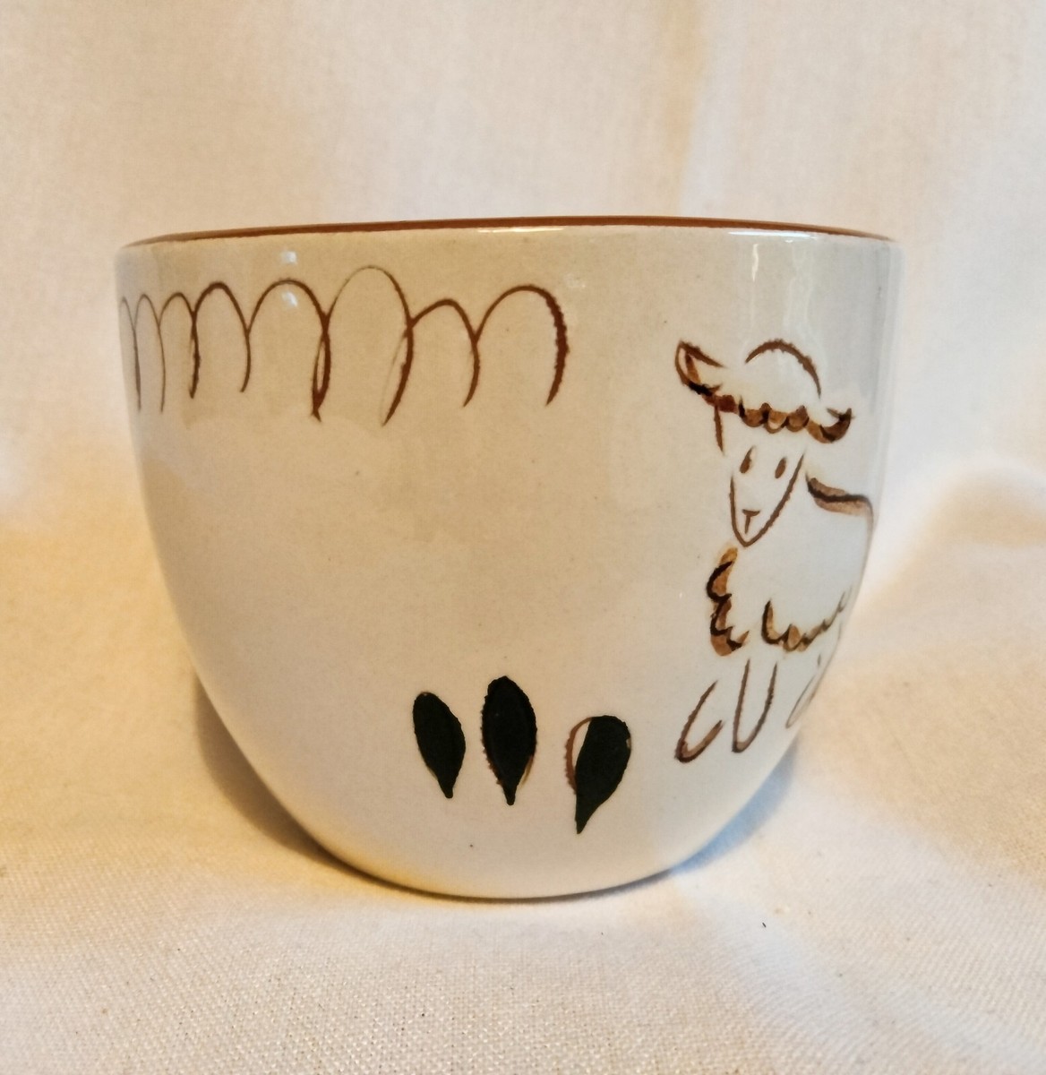 Stangl Pottery Kiddie Ware Le Blue Boy Vintage Childs Cup