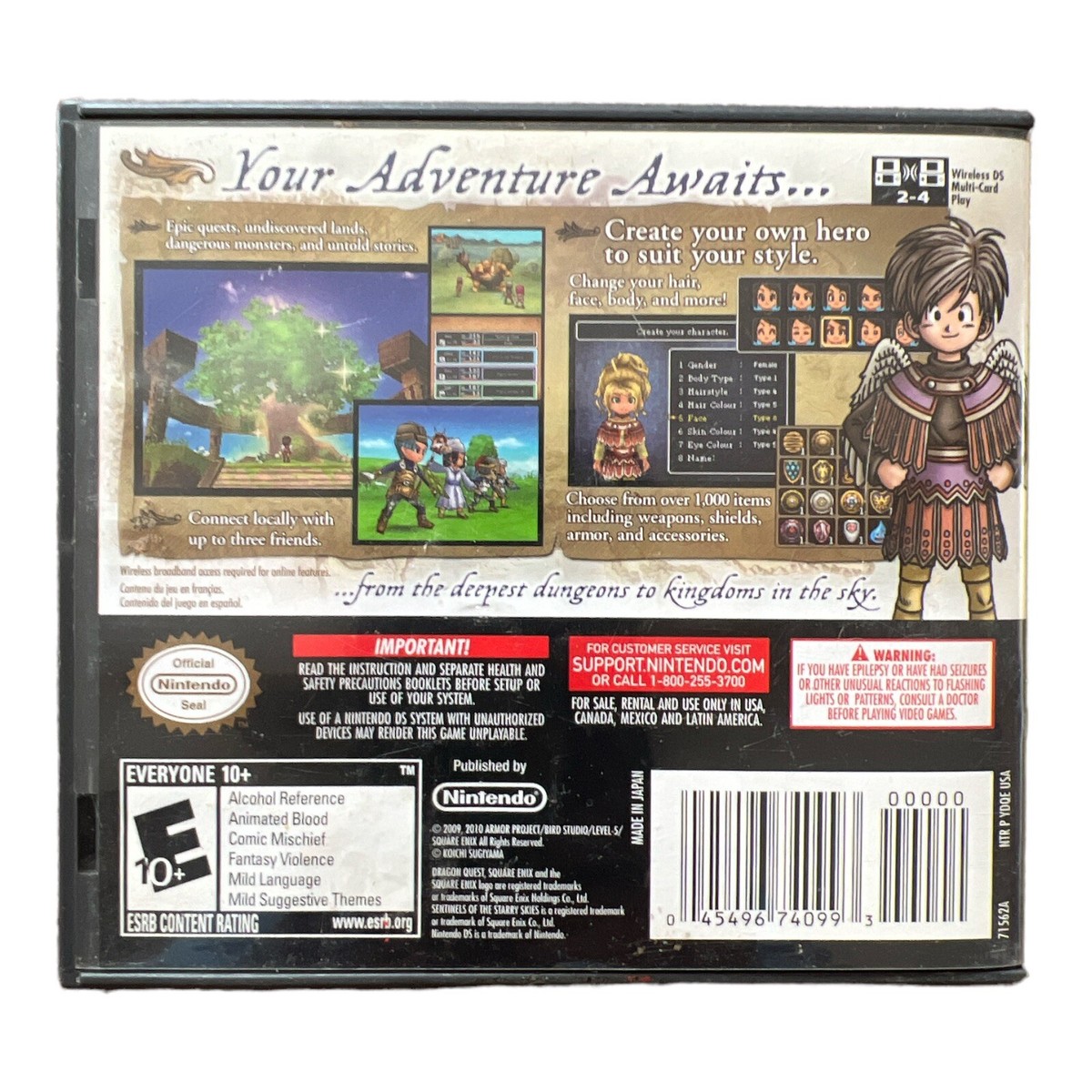 Dragon Quest - Sentinels of The Starry Skies - Nintendo DS