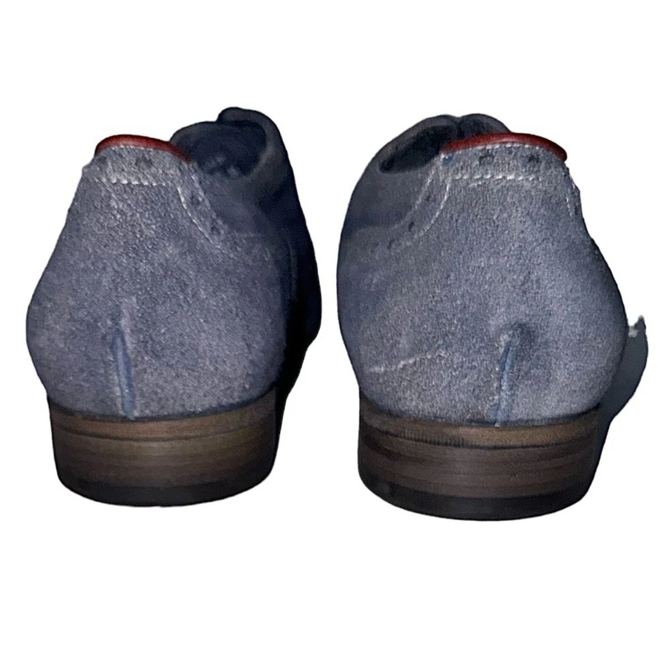 Zapatos Oxford Paul Smith Azul Gamuza Punta de Ala EE. UU. 9 M Foto 4 de 4