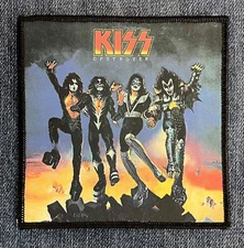 Kiss Destroyer Sublimated Printed Patch | KIϟϟ American Hard Rock Band Logo