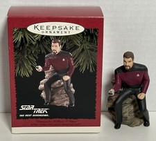Star Trek The Next Generation Hallmark Keepsake Ornament Commander Riker