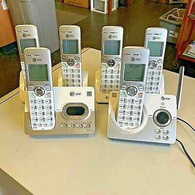 At&t Model:EL52319 6 Handset Landline Phones | eBay