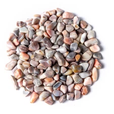 1 lb Tumbled Pink Botswana Agate Gemstone Crystals 165-180 Stones Rock Specimens