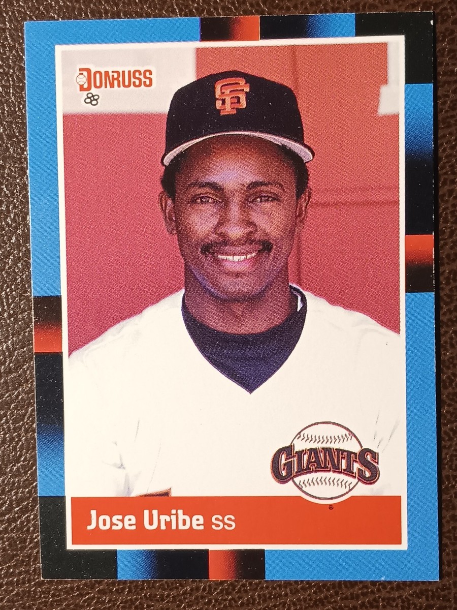 JOSE URIBE GIANTS 1988 DONRUSS BASEBALL CARD #559 | eBay