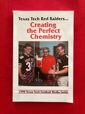 1990 NCAA Texas Tech Red Raiders football media guide / Blackshear / Gill / Rowe