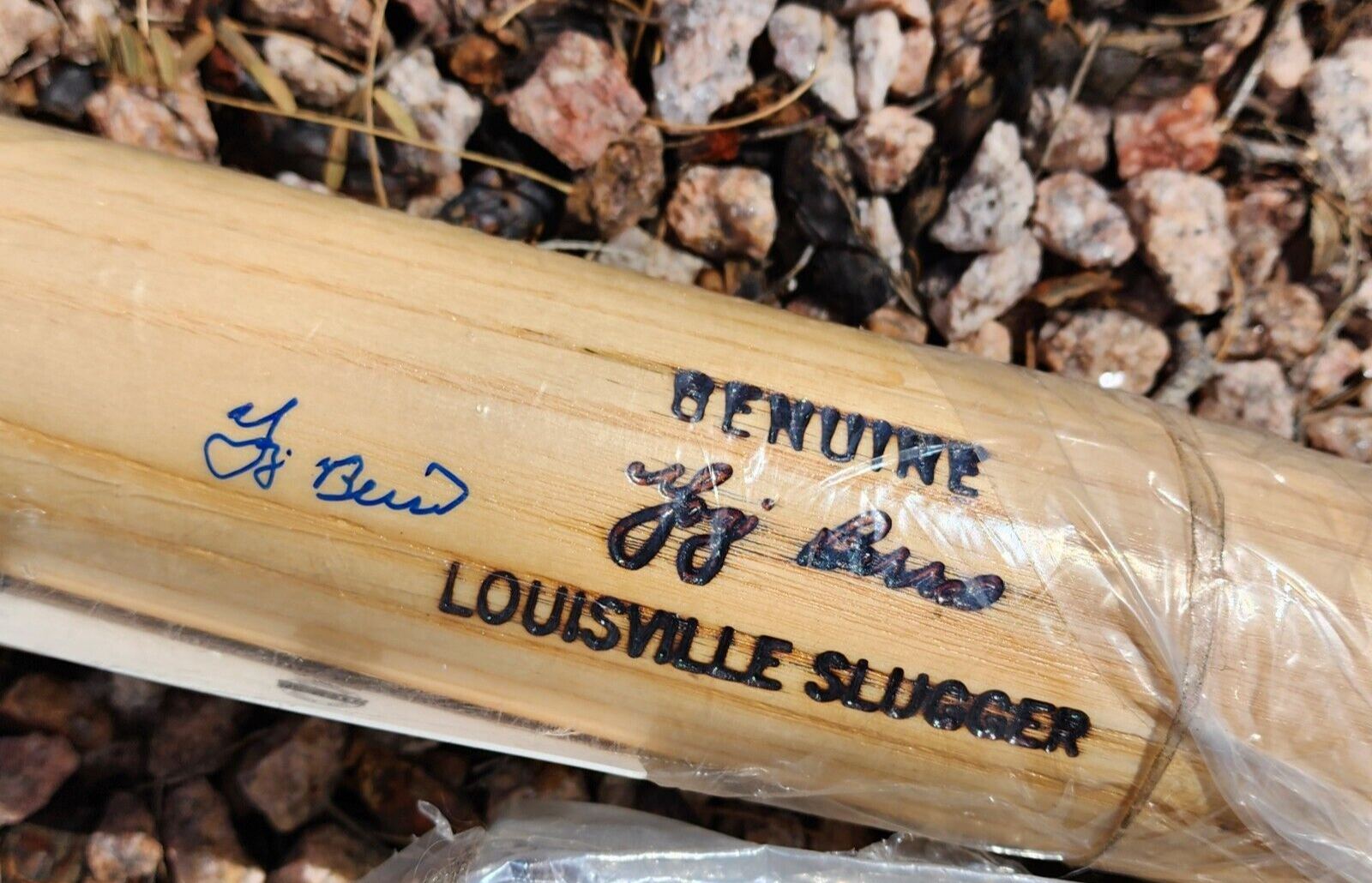 Yogi Berra Autographed Signed Louisville Bats LOUISVILLE SLUGGER H&B GAME BAT STEINER COA 