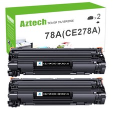 2PK Black 78A Toner for HP CE278A LaserJet P1600 M1536 MFP M1536DNF Printer