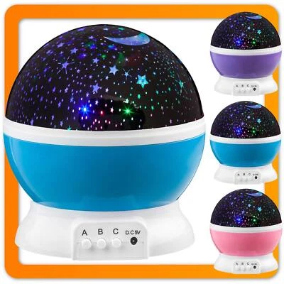 GOODS & GAGDETS GMBH LED Sternenlicht Nachtlicht Einschlafhilfe Baby Lampe Sternenhimmel für Kinder