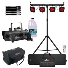 Chauvet DJ 4BAR Hex ILS 6-in-1 RGBAW UV LED Wash Lighting System w Fog Machin...