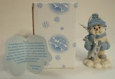 Encore Group Snow Buddies 1999 Christmas Ornament #94212 'Sleddin' NIB