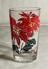 Boscul Poinsettia Peanut Butter Juice Glass (BJ43)