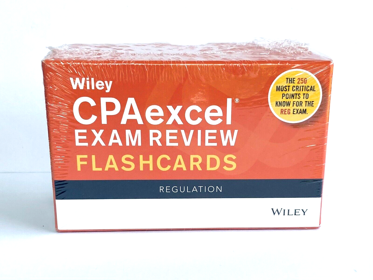 Wiley CPAexcel Exam Review Flashcards - Regulation | eBay