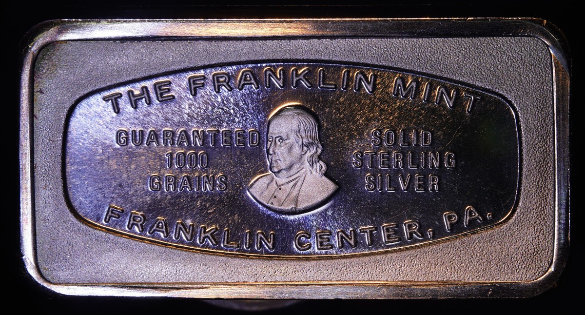1970 First Citizens Bank South Carolina Franklin Mint 2oz Silver