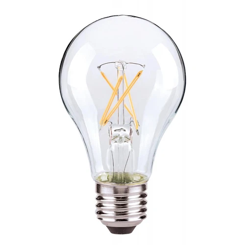 7W =60W Dimmable 800 Lumen A19 LED Filament 27K Warm White Clear E26 Base Bulb - Picture 1 of 4
