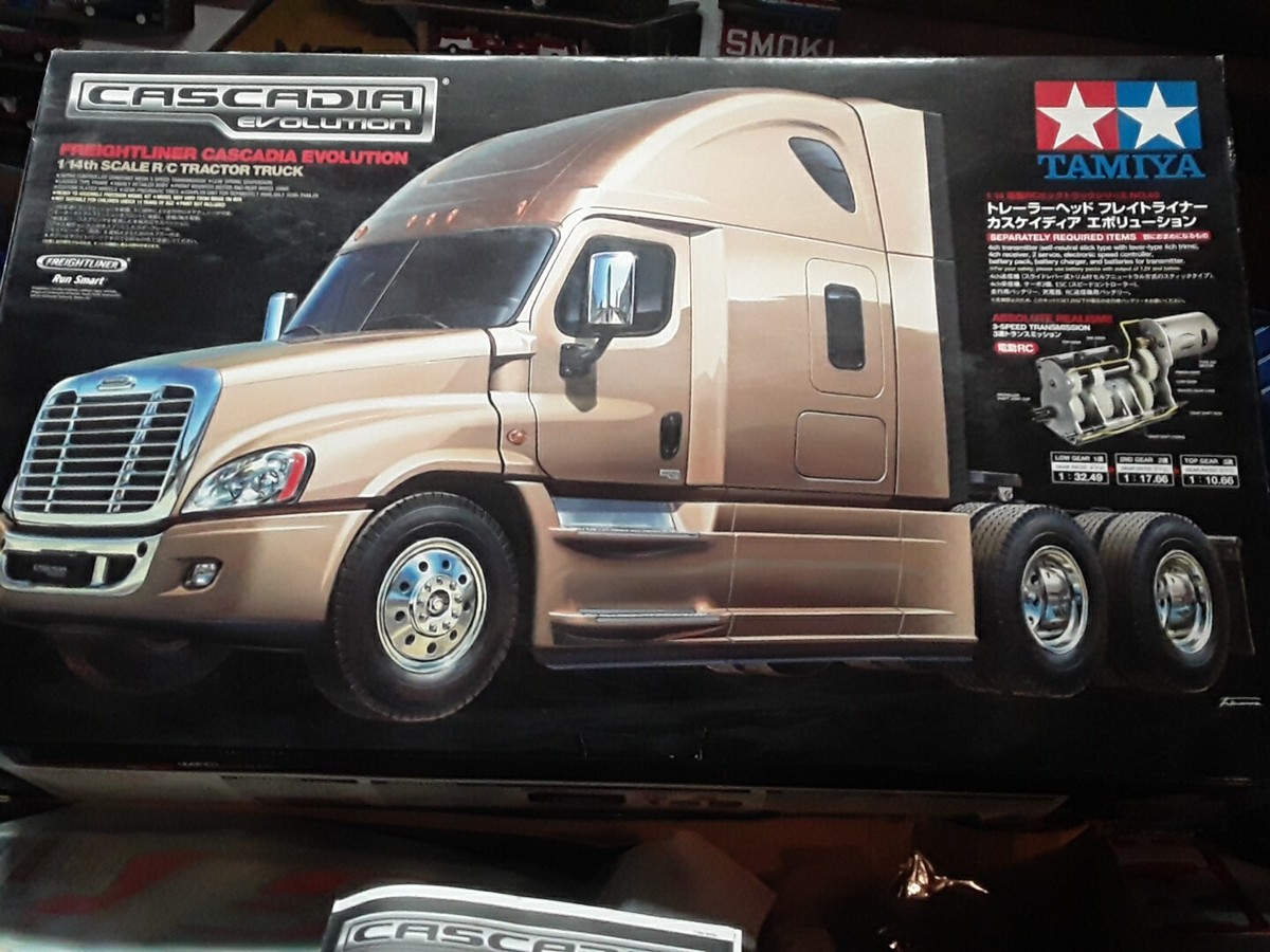 New Tamiya 1/14 RC Freightliner Cascadia In Box | eBay
