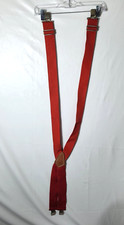Rooster Products Professional Suspenders Heavy Duty 2 Adjustable Red
