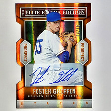 2014 Panini Elite Extra Edition Foster Griffin - Status Orange Auto SSP #d/10 RC