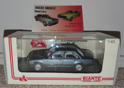 1:43 Biante Holden VC SL/E Commodore in Nocturn Blue / Altantis Blue