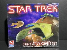 Star Trek 3 Piece Adversary Set Model Kit. - AMT / ERTL 2005 Brand New Sealed