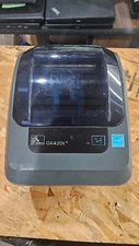 Pre Owned | ZEBRA GK420t Thermal Transfer Desktop Label Printer Only - Grey