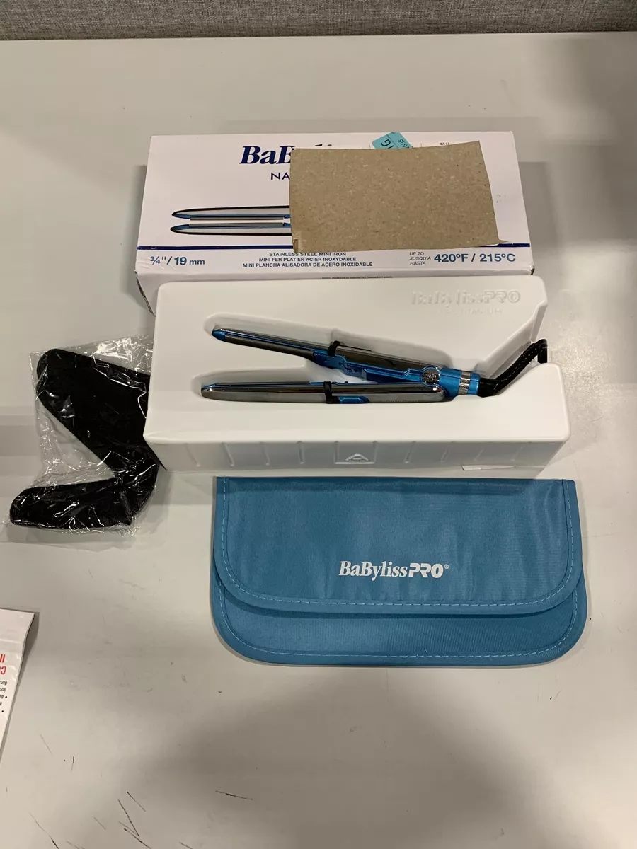 BaByliss PRO Nano Titanium Prima 2000 Ionic Straightener Blue BNT2000UC