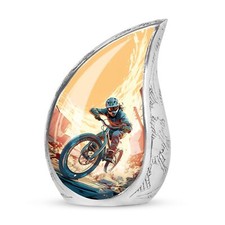 Bmx Rider Urn - Mini Urns For Human Ashes Adult - Urn For Ashes For Women