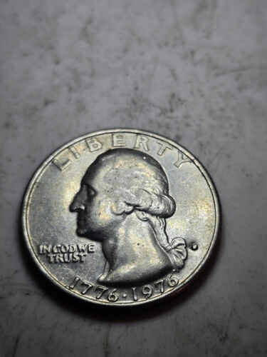 1776-1976 D US Bicentennial Quarter, Rare filled Mint Mark Regular Denver #2 - Picture 2 of 6