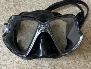 Mares X-vision Scuba Dive Mask Black Goggles