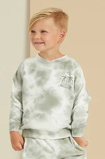 NWT Rylee Cru sweatshirt aqua tie dye SZ2-3y