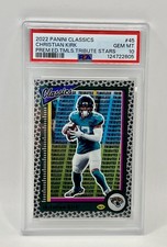 2022 Panini Classics Christian Kirk Timeless Tribute Stars SSP /6 PSA 10 POP 1