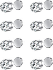 Fake Nose Ring Stud Magnetic Nose Stud Clip On Lip Ear Non Pierced Jewelry for W